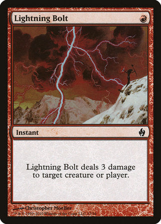 Lightning Bolt [Premium Deck Series: Fire and Lightning] | Spectrum Games