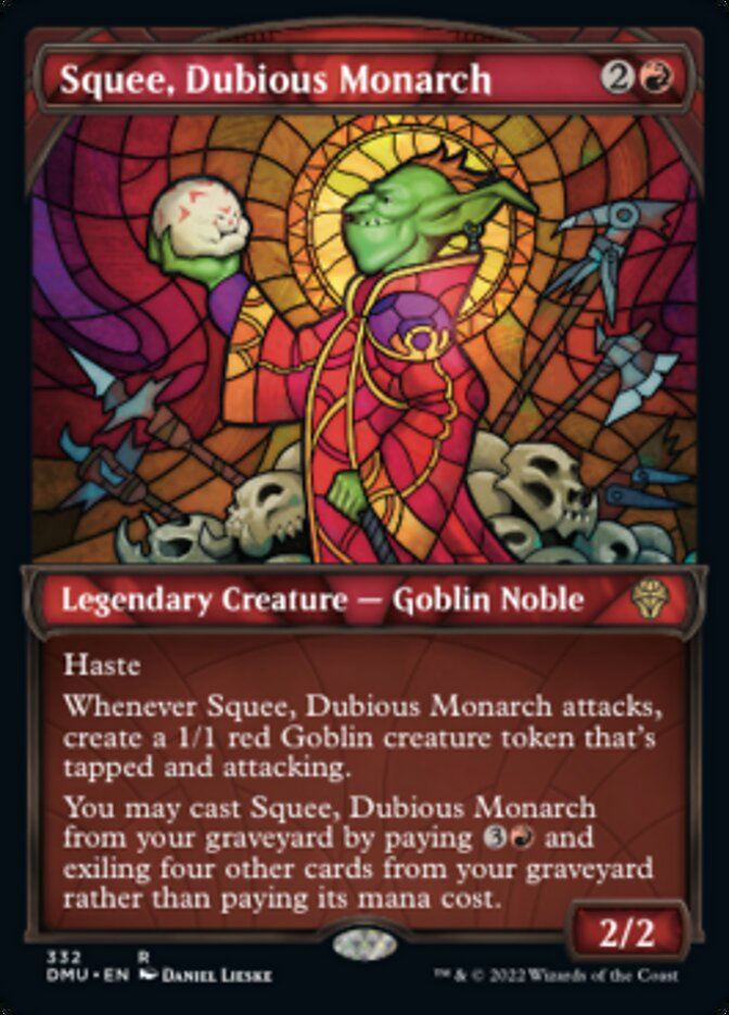 Squee, Dubious Monarch (Showcase Textured) [Dominaria United] | Spectrum Games