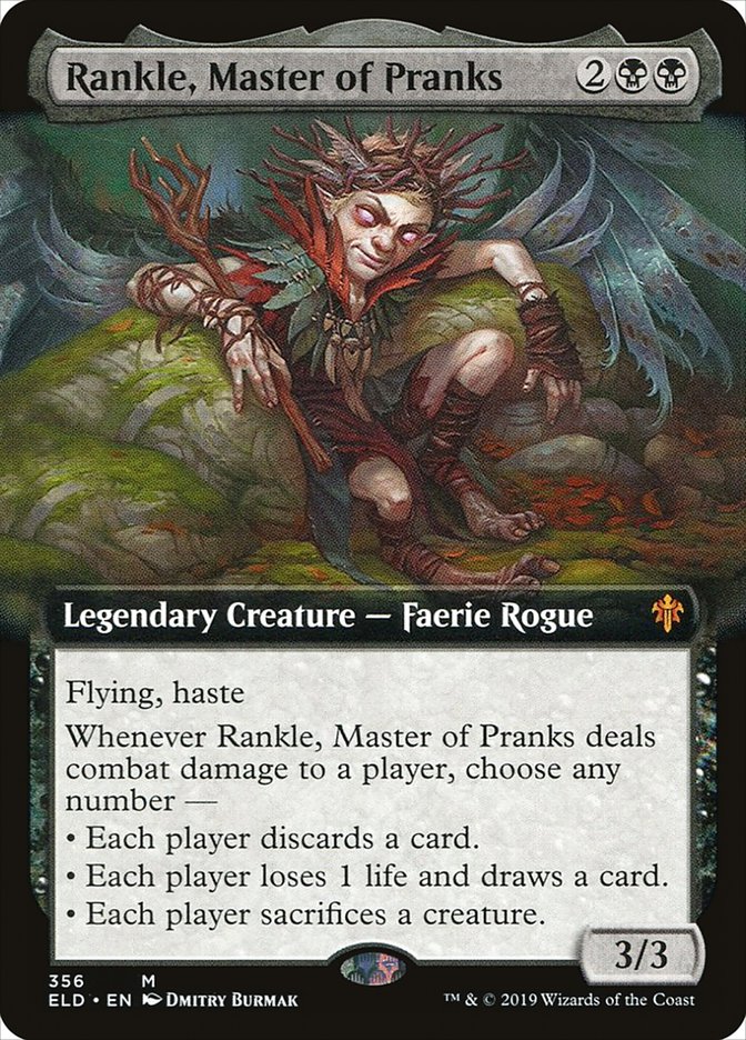 Rankle, Master of Pranks (Extended Art) [Throne of Eldraine] | Spectrum Games