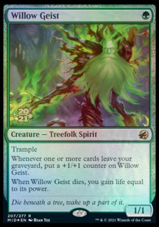 Willow Geist [Innistrad: Midnight Hunt Prerelease Promos] | Spectrum Games