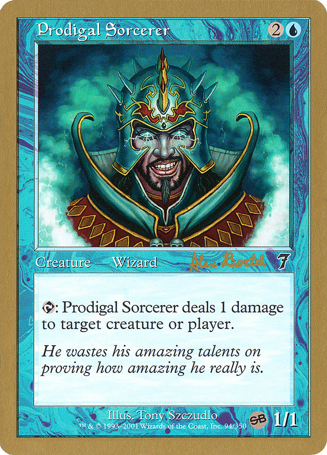 Prodigal Sorcerer (Alex Borteh) (SB) [World Championship Decks 2001] | Spectrum Games