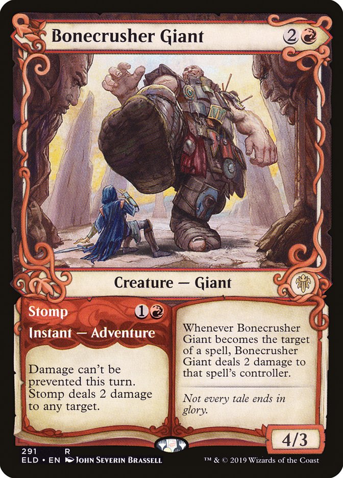 Bonecrusher Giant // Stomp (Showcase) [Throne of Eldraine] | Spectrum Games