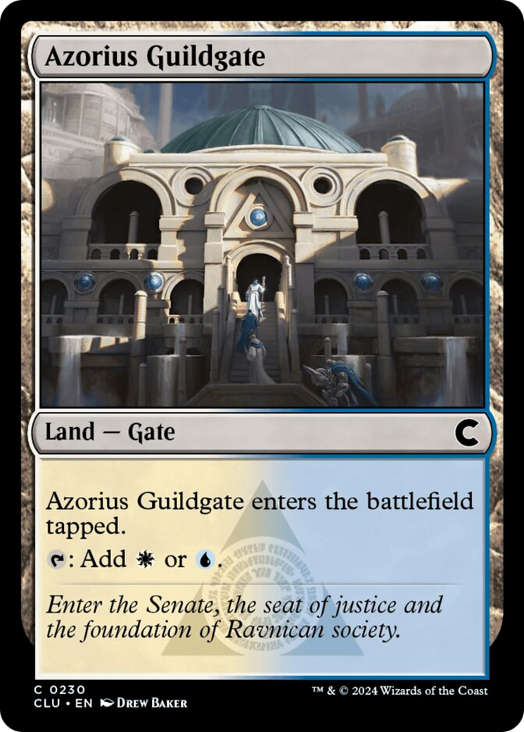 Azorius Guildgate [Ravnica: Clue Edition] | Spectrum Games