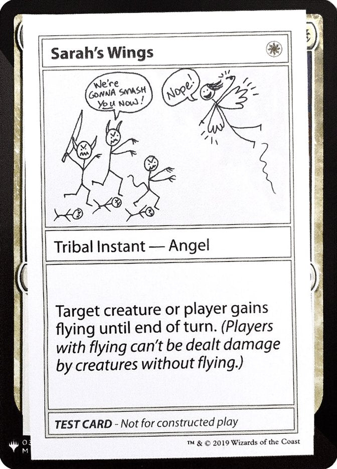 Sarah's Wings [Mystery Booster Playtest Cards] | Spectrum Games