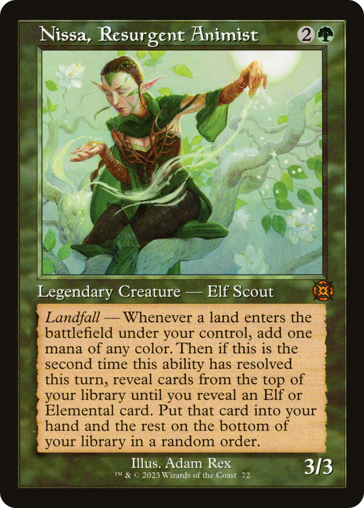 Nissa, Resurgent Animist (Retro) [March of the Machine: The Aftermath] | Spectrum Games