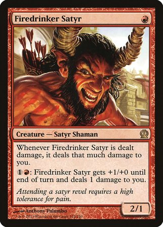 Firedrinker Satyr [Theros] | Spectrum Games