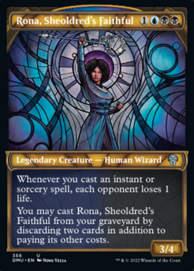 Rona, Sheoldred's Faithful (Showcase Textured) [Dominaria United] | Spectrum Games