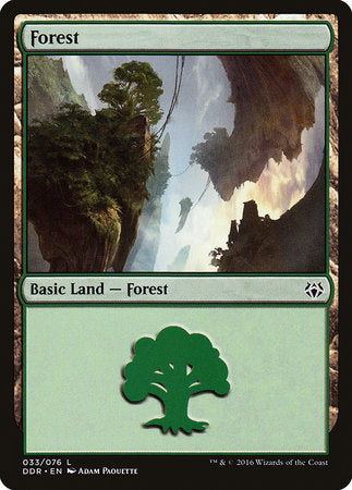 Forest (33) [Duel Decks: Nissa vs. Ob Nixilis] | Spectrum Games