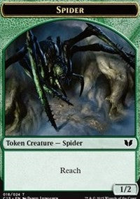 Spider // Dragon Double-Sided Token [Commander 2015 Tokens] | Spectrum Games