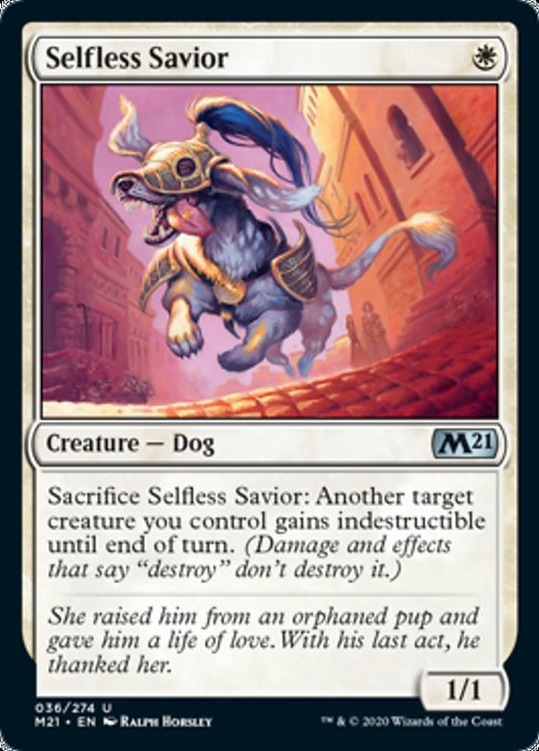 Selfless Savior [Core Set 2021] | Spectrum Games