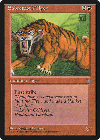 Sabretooth Tiger [Ice Age] | Spectrum Games