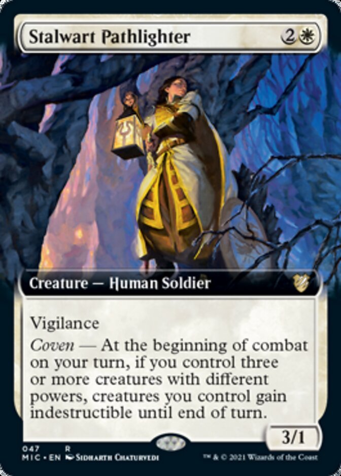 Stalwart Pathlighter (Extended) [Innistrad: Midnight Hunt Commander] | Spectrum Games