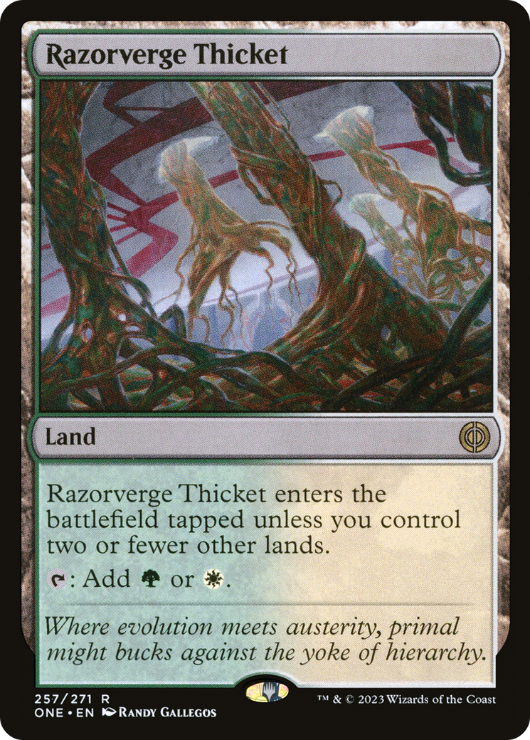 Razorverge Thicket [Phyrexia: All Will Be One] | Spectrum Games