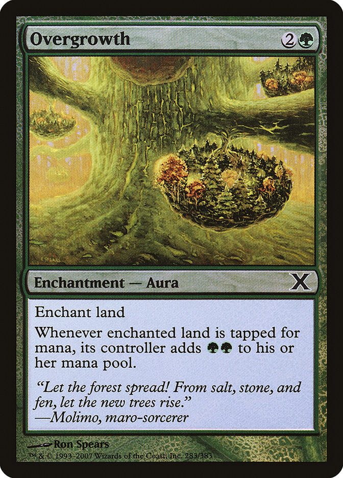 Overgrowth (Premium Foil) [Tenth Edition] | Spectrum Games