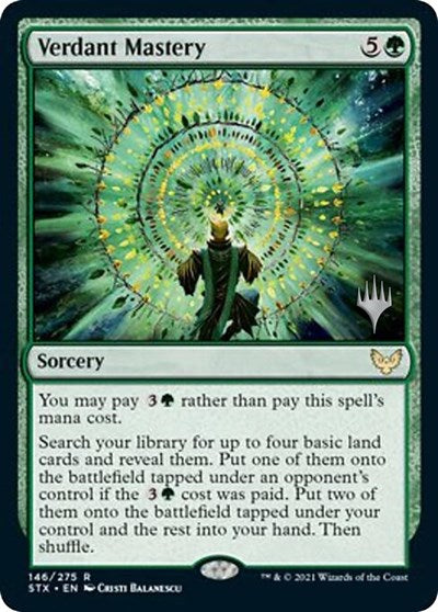 Verdant Mastery (Promo Pack) [Strixhaven: School of Mages Promos] | Spectrum Games