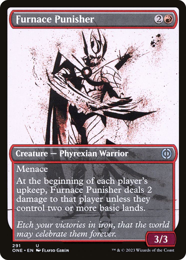 Furnace Punisher (Showcase Ichor) [Phyrexia: All Will Be One] | Spectrum Games