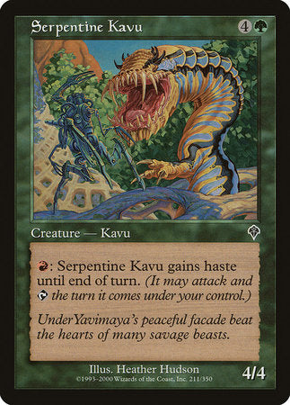 Serpentine Kavu [Invasion] | Spectrum Games