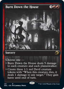 Burn Down the House [Innistrad: Double Feature] | Spectrum Games