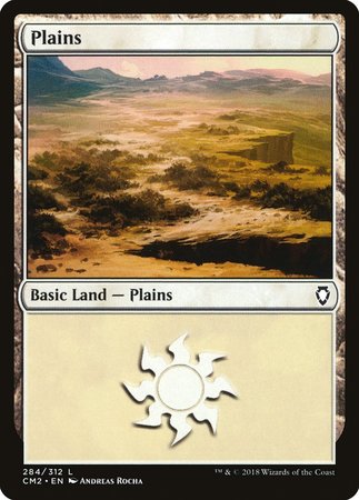 Plains (284) [Commander Anthology Volume II] | Spectrum Games