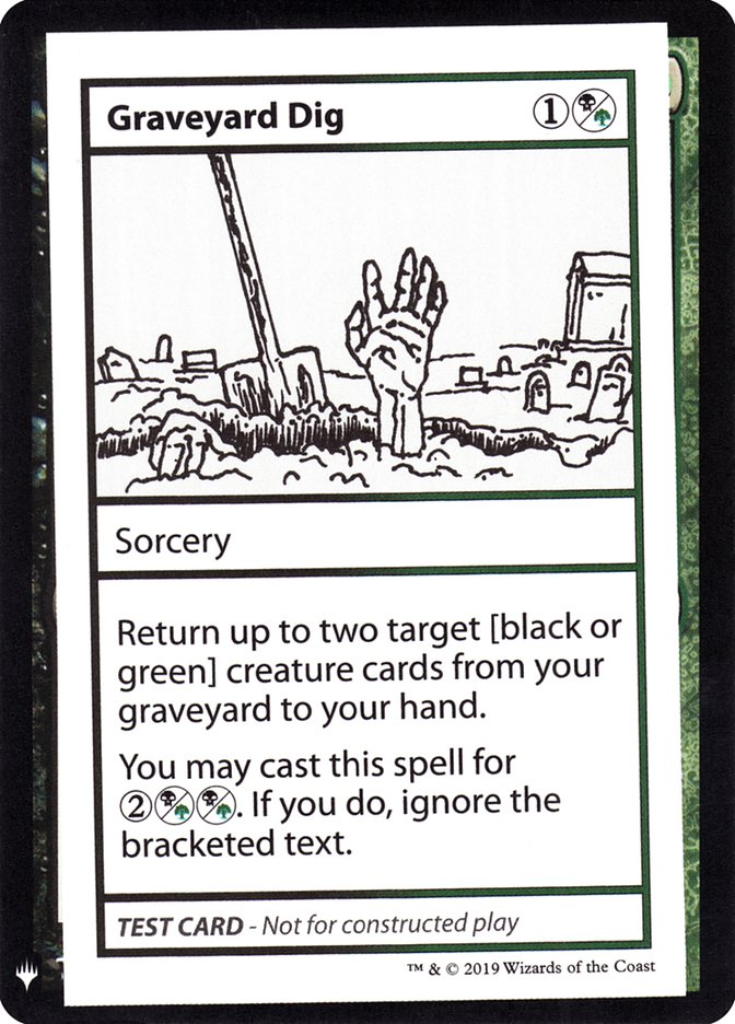 Graveyard Dig [Mystery Booster Playtest Cards] | Spectrum Games