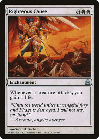 Righteous Cause [Commander 2011] | Spectrum Games