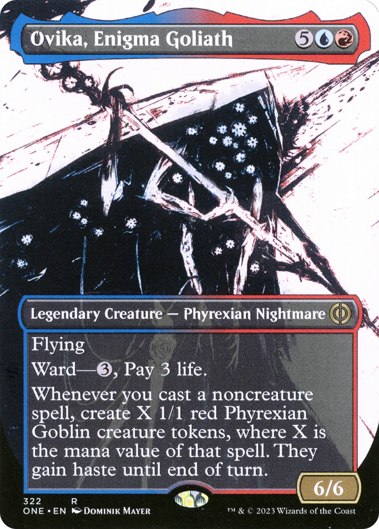 Ovika, Enigma Goliath (Borderless Ichor) [Phyrexia: All Will Be One] | Spectrum Games