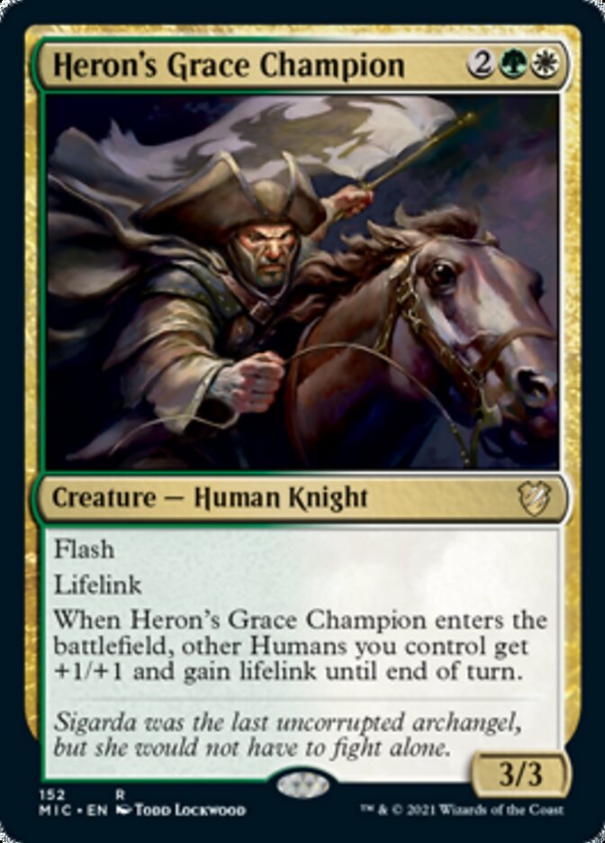 Heron's Grace Champion [Innistrad: Midnight Hunt Commander] | Spectrum Games