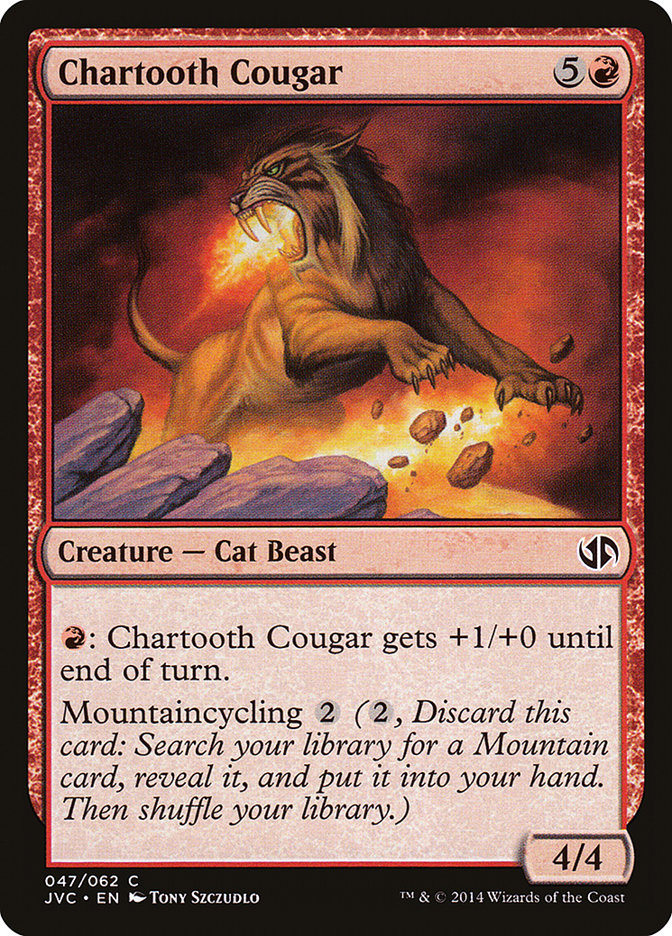 Chartooth Cougar [Duel Decks Anthology] | Spectrum Games
