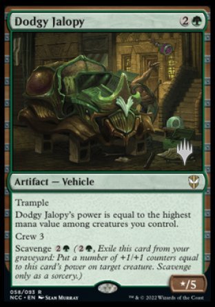 Dodgy Jalopy (Promo Pack) [Streets of New Capenna Commander Promos] | Spectrum Games