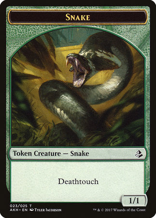 Snake Token [Amonkhet Tokens] | Spectrum Games