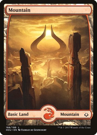 Mountain (188) - Full Art [Hour of Devastation] | Spectrum Games