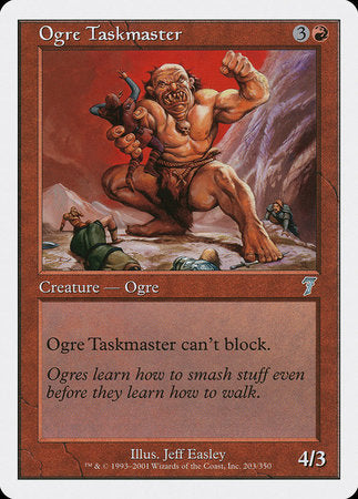 Ogre Taskmaster [Seventh Edition] | Spectrum Games