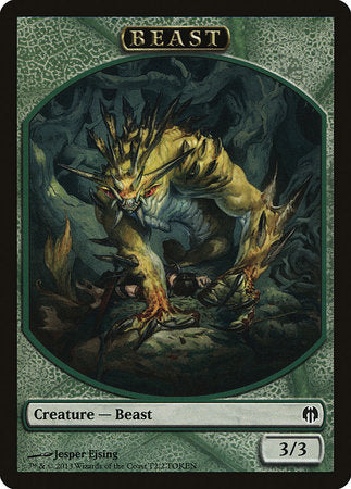 Beast Token [Duel Decks: Heroes vs. Monsters Tokens] | Spectrum Games