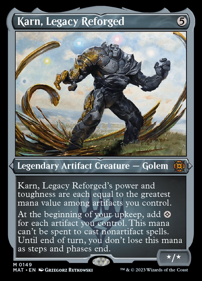 Karn, Legacy Reforged (Foil Etched) [March of the Machine: The Aftermath] | Spectrum Games
