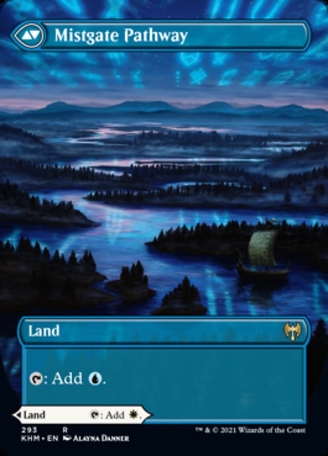 Hengegate Pathway // Mistgate Pathway (Borderless Alternate Art) [Kaldheim] | Spectrum Games