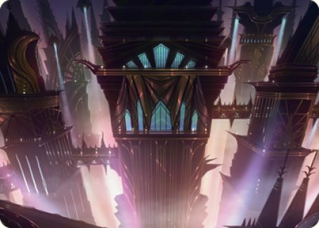 Skybridge Towers Art Card [Streets of New Capenna Art Series] | Spectrum Games