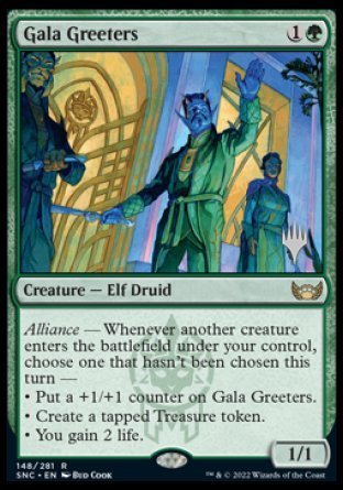 Gala Greeters (Promo Pack) [Streets of New Capenna Promos] | Spectrum Games