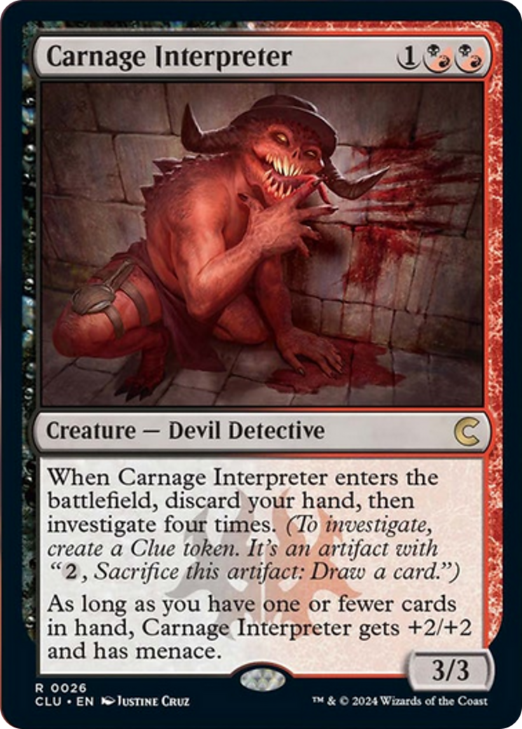 Carnage Interpreter [Ravnica: Clue Edition] | Spectrum Games