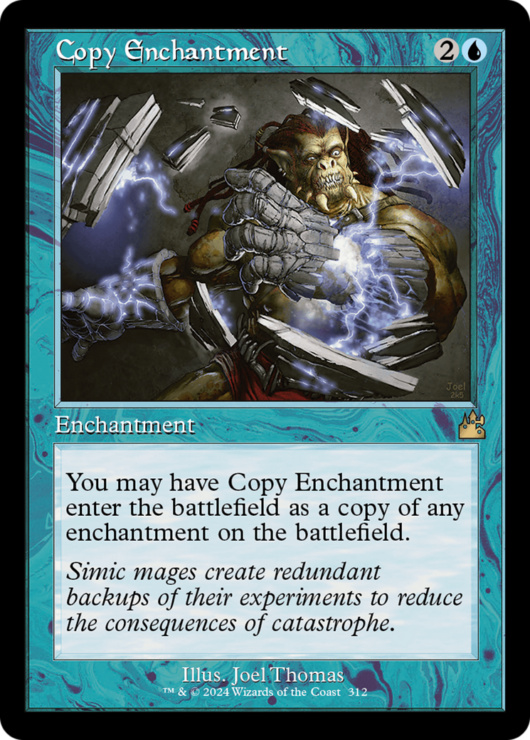 Copy Enchantment (Retro Frame) [Ravnica Remastered] | Spectrum Games