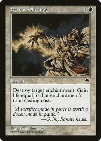 Serene Offering [Tempest] | Spectrum Games