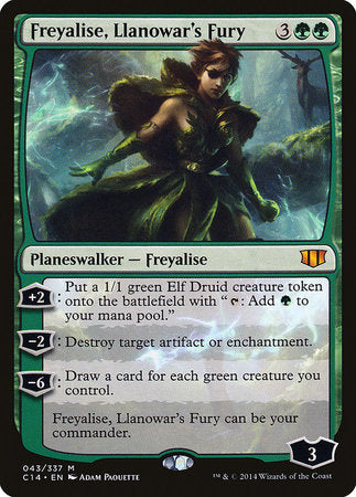 Freyalise, Llanowar's Fury [Commander 2014] | Spectrum Games