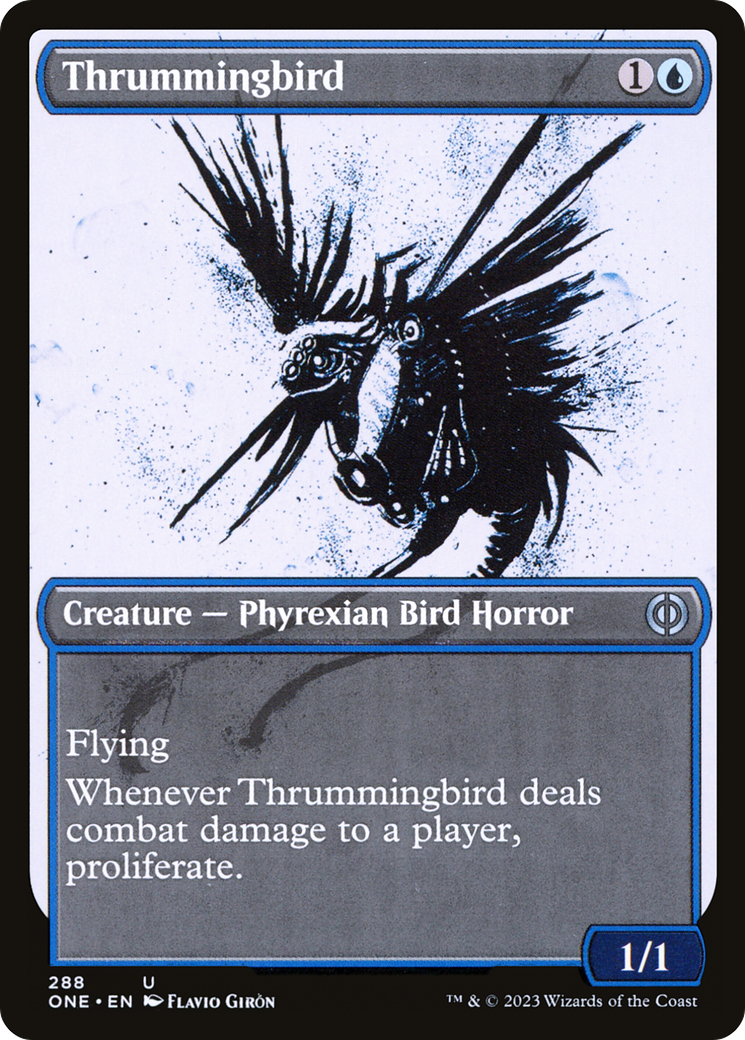 Thrummingbird (Showcase Ichor) [Phyrexia: All Will Be One] | Spectrum Games