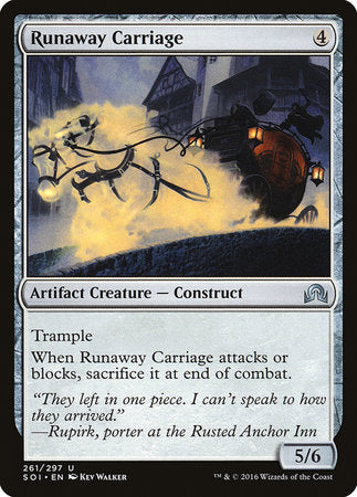 Runaway Carriage [Shadows over Innistrad] | Spectrum Games