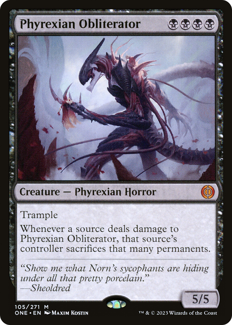 Phyrexian Obliterator [Phyrexia: All Will Be One] | Spectrum Games