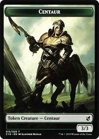 Centaur // Egg Double-sided Token [Commander 2019 Tokens] | Spectrum Games