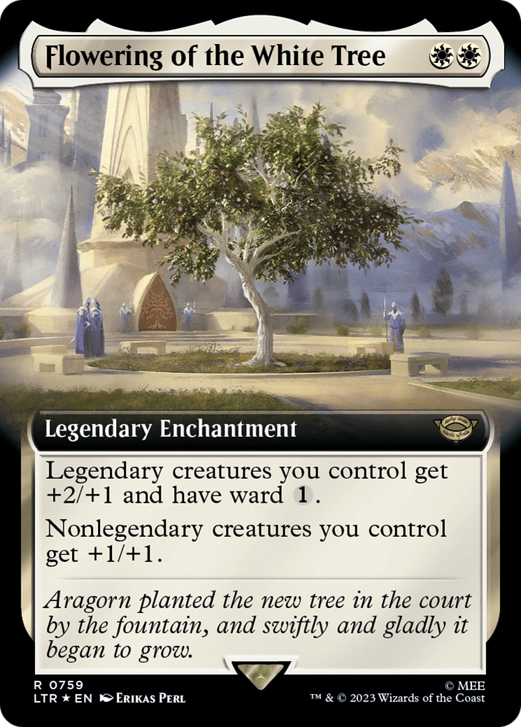 Flowering of the White Tree (Extended Art) (Surge Foil) [The Lord of the Rings: Tales of Middle-Earth] | Spectrum Games