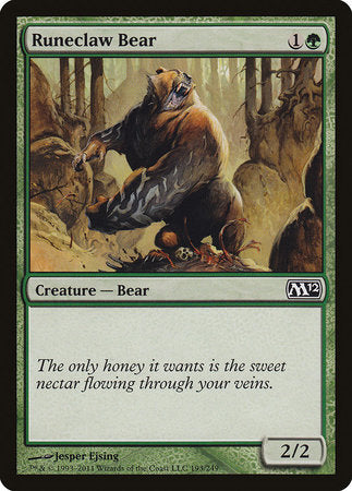 Runeclaw Bear [Magic 2012] | Spectrum Games