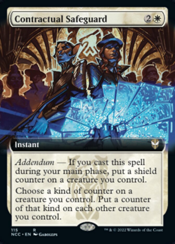 Contractual Safeguard (Extended Art) [Streets of New Capenna Commander] | Spectrum Games