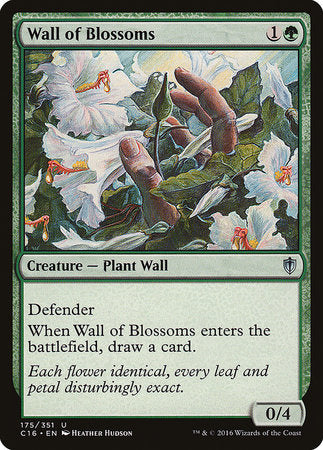 Wall of Blossoms [Commander 2016] | Spectrum Games