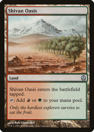 Shivan Oasis [Duel Decks: Phyrexia vs. the Coalition] | Spectrum Games